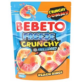 Bebeto Freeze Crunchy Anneaux Pêche 35g