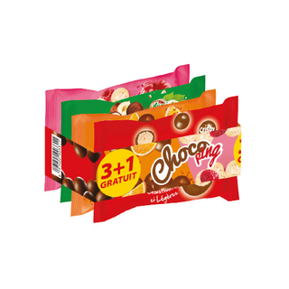 Chocoping 4 Saveurs Pack 3+1 Gratuit