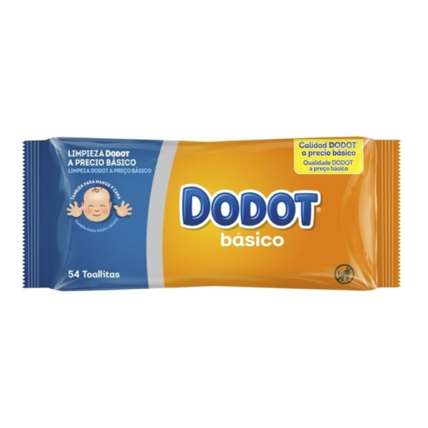 Dodot Toalhitas Básico x54 un