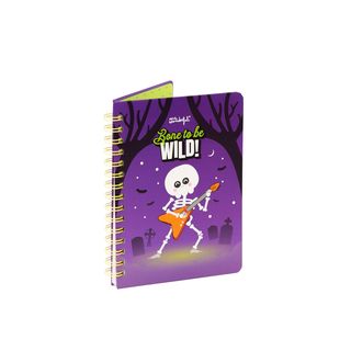 Caderno A5 Fluorescente Bone to Be Wild