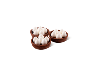 Тарти вершково-шоколадні 4 шт, 400 г