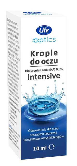 Life Intensive, Nawilżające krople do oczu z 0,3% hialuronianu sodu