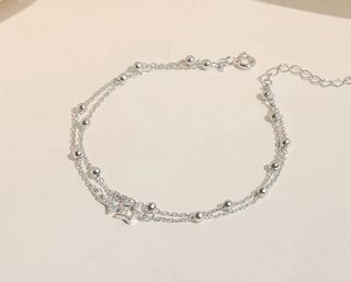 ვერცხლის სამაჯური ვარსკვლავებით