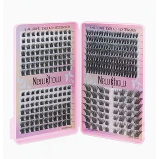 Coffret de Faux Cils – New Show Eyelash Extension (8+8 Rangs)