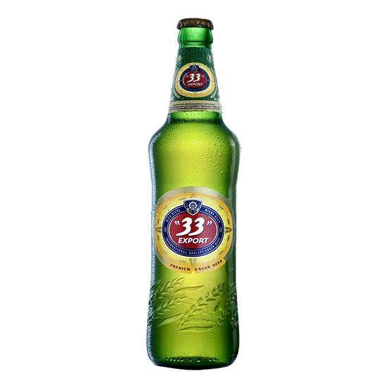 33 Export Lager Beer Bottle 60Cl
