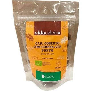 Caju com cobertura de chocolate
