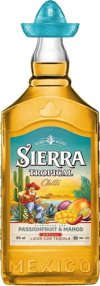 SIERRA TROPICAL CHILLI PASSIONFRUIT & MANGO 70CL