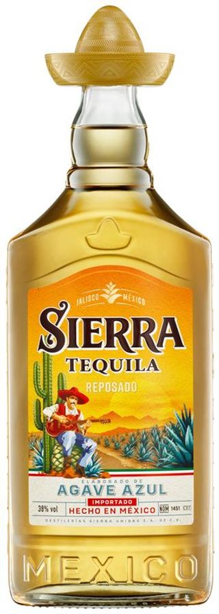SIERRA TEQUILA REPOSADO 70CL