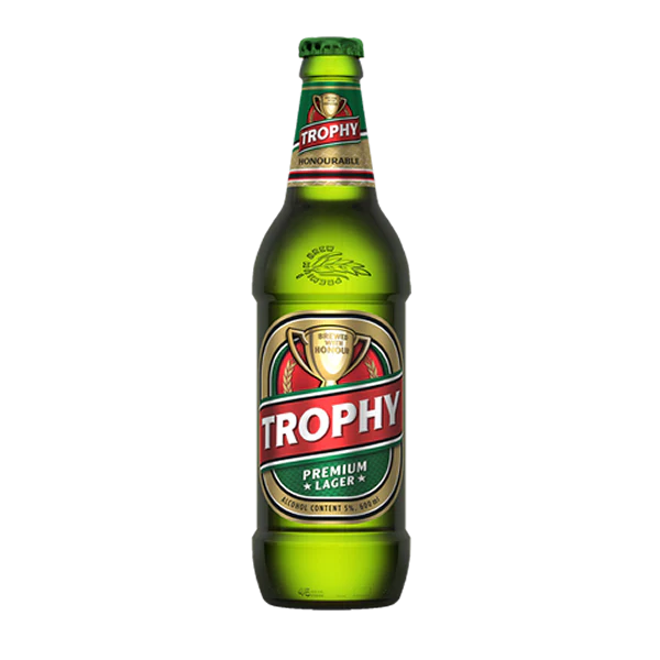 Trophy Premium Lager Bottle 600Ml