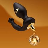 Анальная вибровтулка с электростимуляцией LOCKINK Weasel Estim & Vibration, Черный (7.3.35.1)