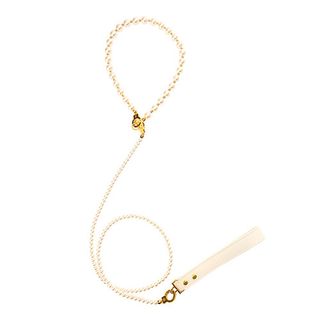 Ошейник с поводком LOCKINK Pearl Collar & Leash Set, Белый (13.6.27.3)