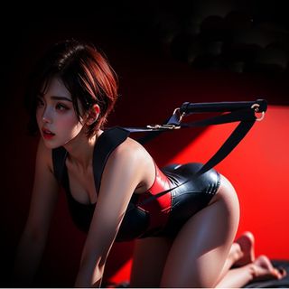 Набор для связывания LOCKINK Doggy Style Saddle Set, Черный (13.7.23.3)