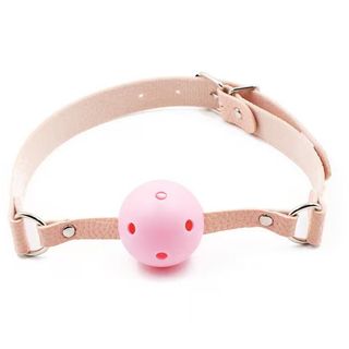 Кляп-шарик "Классика", Розовый (13.4.23)