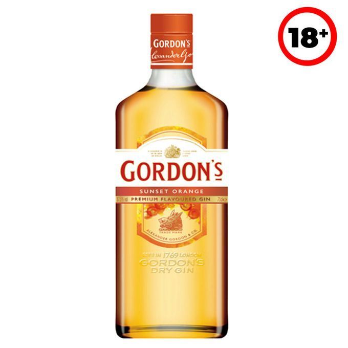 Gordons Sunset Orange 750Ml