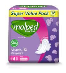 Molped Maxi Thick Super Value Pack 32 Pads