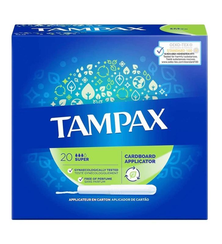 Tampax Super 20 Cardboard Applicator
