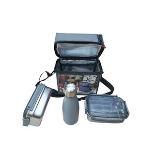 Sac A Manger Isothermique Inox Gris RANA