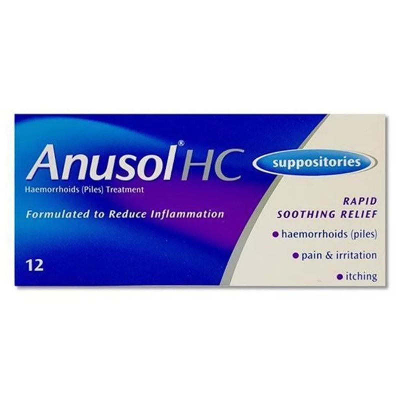 Anusol Hc Suppositories 30Mg / 10Mg / 50Mg / 300Mg