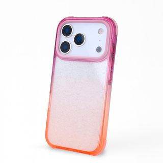 Funda Bumper Rosa Reforzada Degradada para iPhone 17 Pro Max