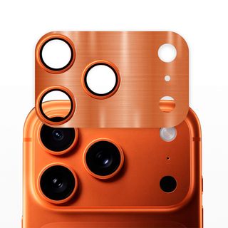 Protector Cámara Naranja Metalizado para iPhone 17 Pro Max