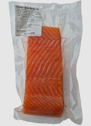 Лосось філе БАЛИК з/ш с/с в/у ваговий (Ціна за 100г)