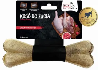 Syta Micha Kość do żucia 13,5cm z kaczką i malinami