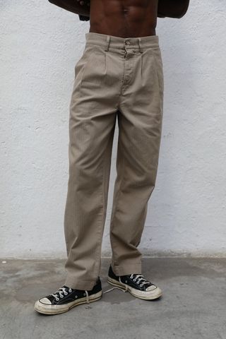 Retro Comfy Pants Taupe XXL