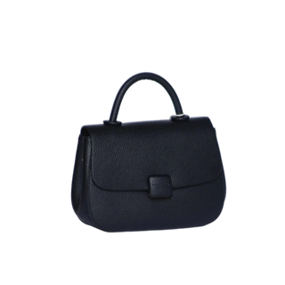 H&F Genuine Leather Handbag with Magnetic Flap-