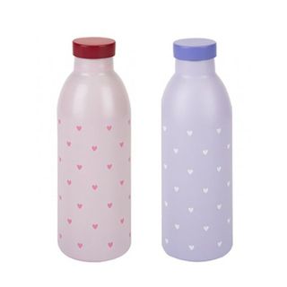 Double Wall Heart Print Bottle- 500ml