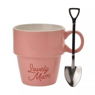 Country Living Gardener's Mug - Pink "Lovely Mum"