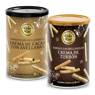 Barquillo Rellenos Dulce Noel Día 200 Gr