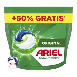 Detergente En Cápsulas Original Ariel 23+12 Lv