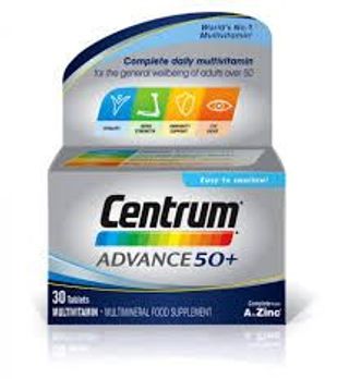 CENTRUM ADVANCE 50+ 30`S