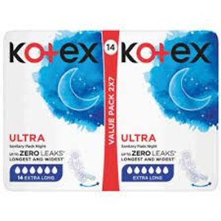 KOTEX EXTRA LONG NIGHT 14'S