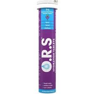 O.R.S HYDRATION SOLUBLE TABS BLACKCURRANT 24'S