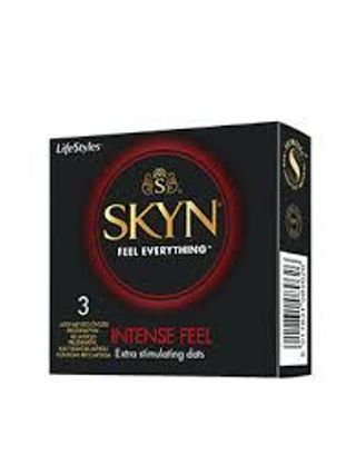 SKYN INTENSE FEEL DOTTED-NON LATEX