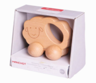 Voiture de mouton en bois