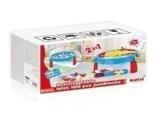 Tableau d'activité 2-en-1 avec 100 blocs