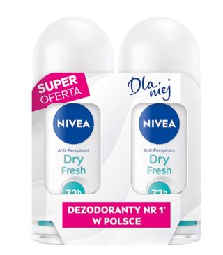 Nivea Deo Roll-on Dry Fresh Duopack 2x50ml