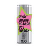 Напій 250 мл Revo вишня безалкогольний енергетичний сильногазований ж/б