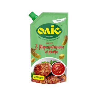 Кетчуп 220 г Оліс З огірками дой/пак