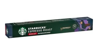სტარბაქსი უკპფეინო STARBUCK ESPRESSO ROAST DECAF 11 EU ევროპული 10 ც