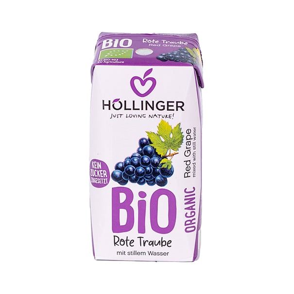 Néctar Uva Preta Bio Hollinger 200 Ml