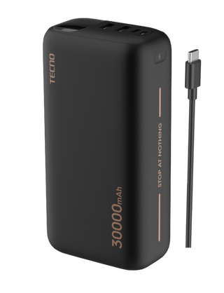 TECNO Omni-Tank Powerbank 30,000mAh  Black