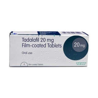 Tadalafil 20mg UK Tablets 4’s