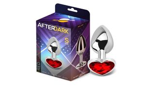 AFTERDARK გულის ფორმის ანალური საცობი, S ზომა