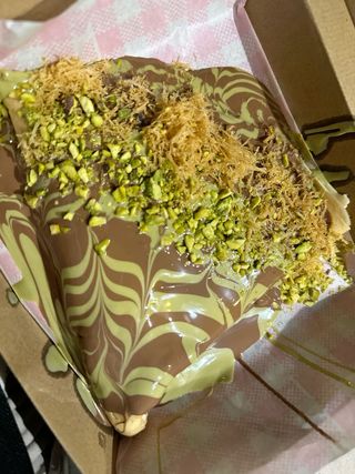 Crêpe pistache dubai style Par pièce