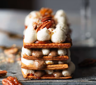 Mille feuille noix de pécan Par pièce