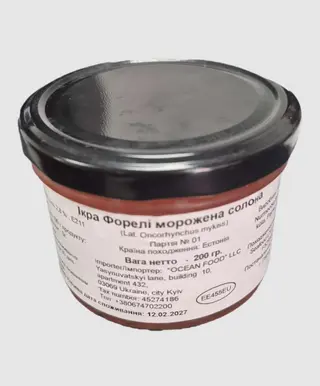 Ікра форель 200г