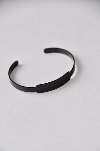 Pulsera Personalizable Plana Negro